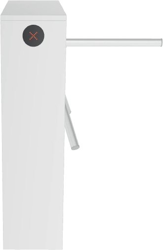 MK GateTech TB 210 S single-passage tripod turnstile — 3D preview