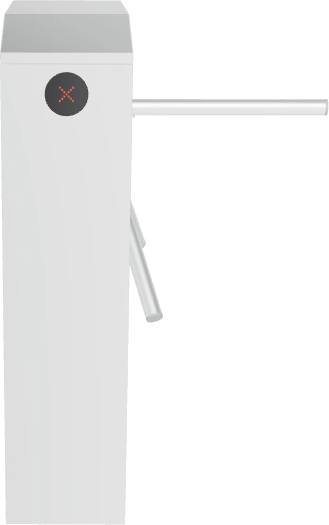 MK GateTech TB 310 S single-passage tripod turnstile — 3D preview